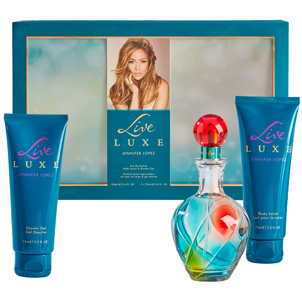 Jennifer López Live Luxe 3Pzs Perfume 100ML+Body L