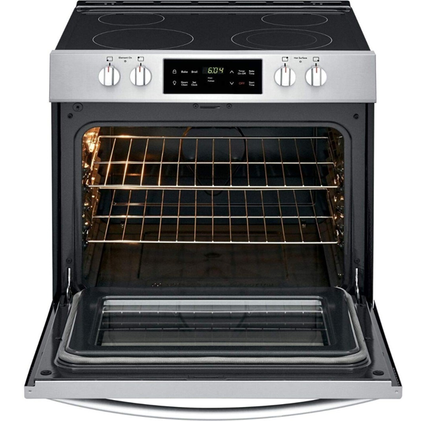Frigidaire Cocina Eléctrica Vitrocerámica 30 '' FFEH3051VS - Beneficios en  Línea