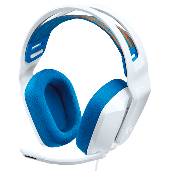Logitech Headset Gaming con Micrófono y Cable White G335