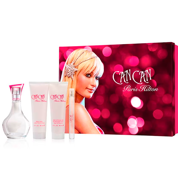 Paris Hilton Can Can 4Pzs Perfume 100ML+Perfume 10ML+Body Lotion 90ML+Shower Gel 90ML