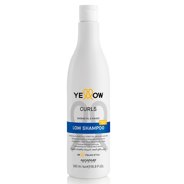 Yellow Curls Shampoo Hidratación y Anti-frizz 500m