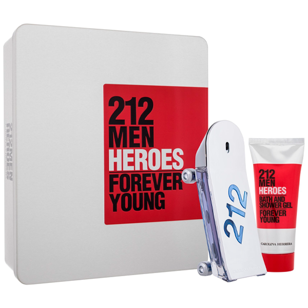 Carolina Herrera 212 Heroes 2Pzs Perfume 90ML+Shower Gel