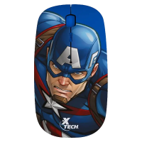 XTech Edición Capitán América Mouse Inalámbrico